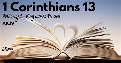 1 corinthians 13 king james version.
